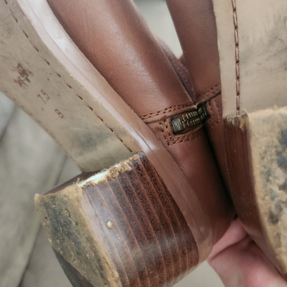 Coach Carolina Calf Leather Riding Boots size 7.5 - Picture 6 of 11